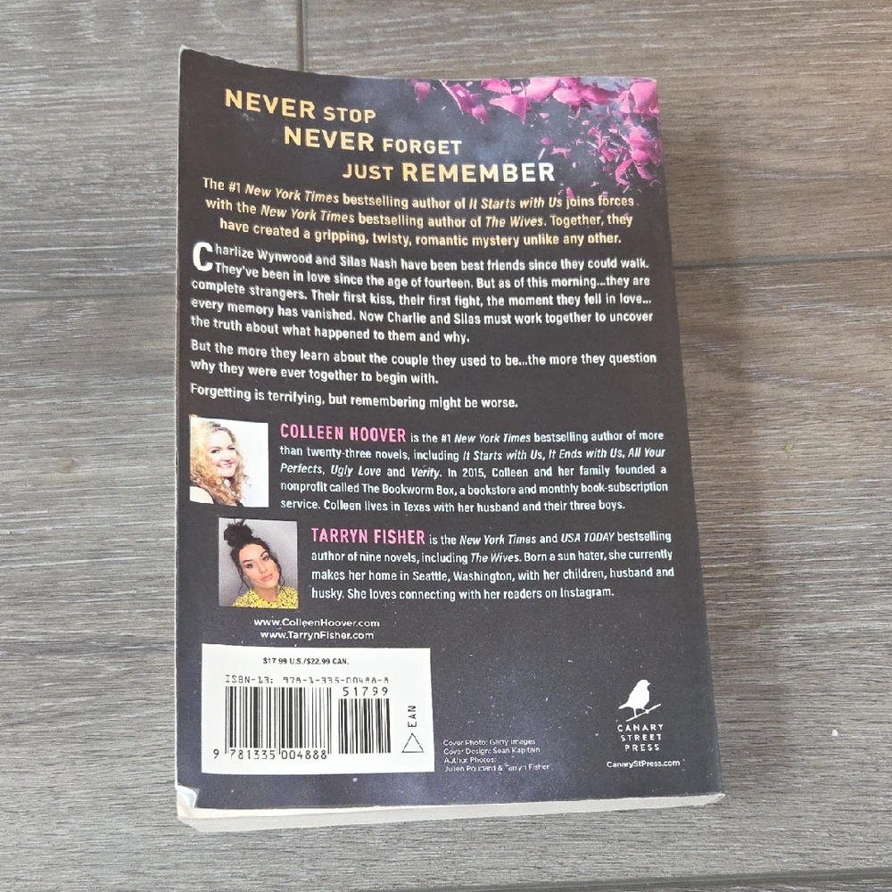 Never Never by Colleen Hoover and Tarryn Fisher Paperback Book - Picture 2 of 3